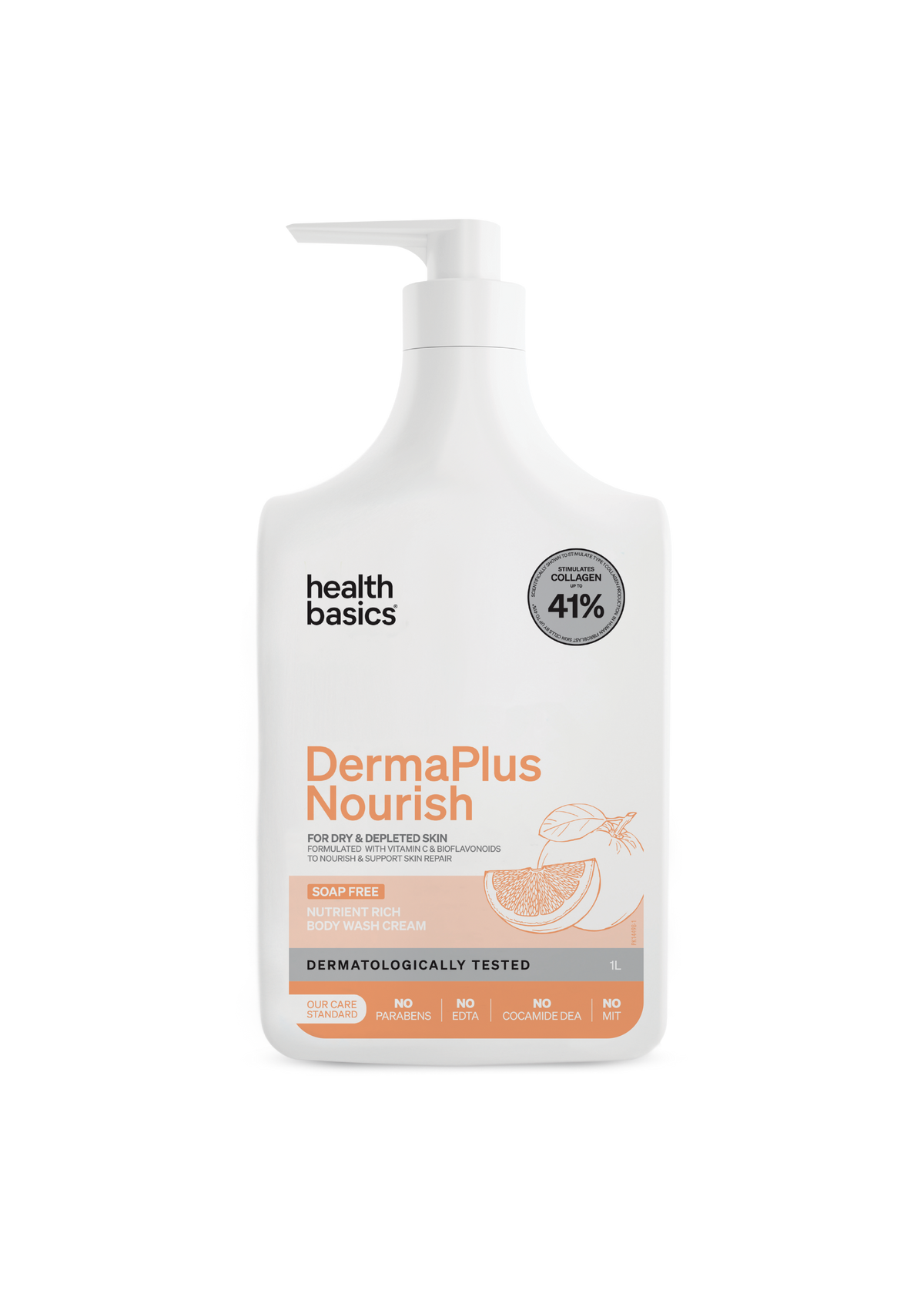 Health Basics Bodywash DermaPlus Nourish 1L