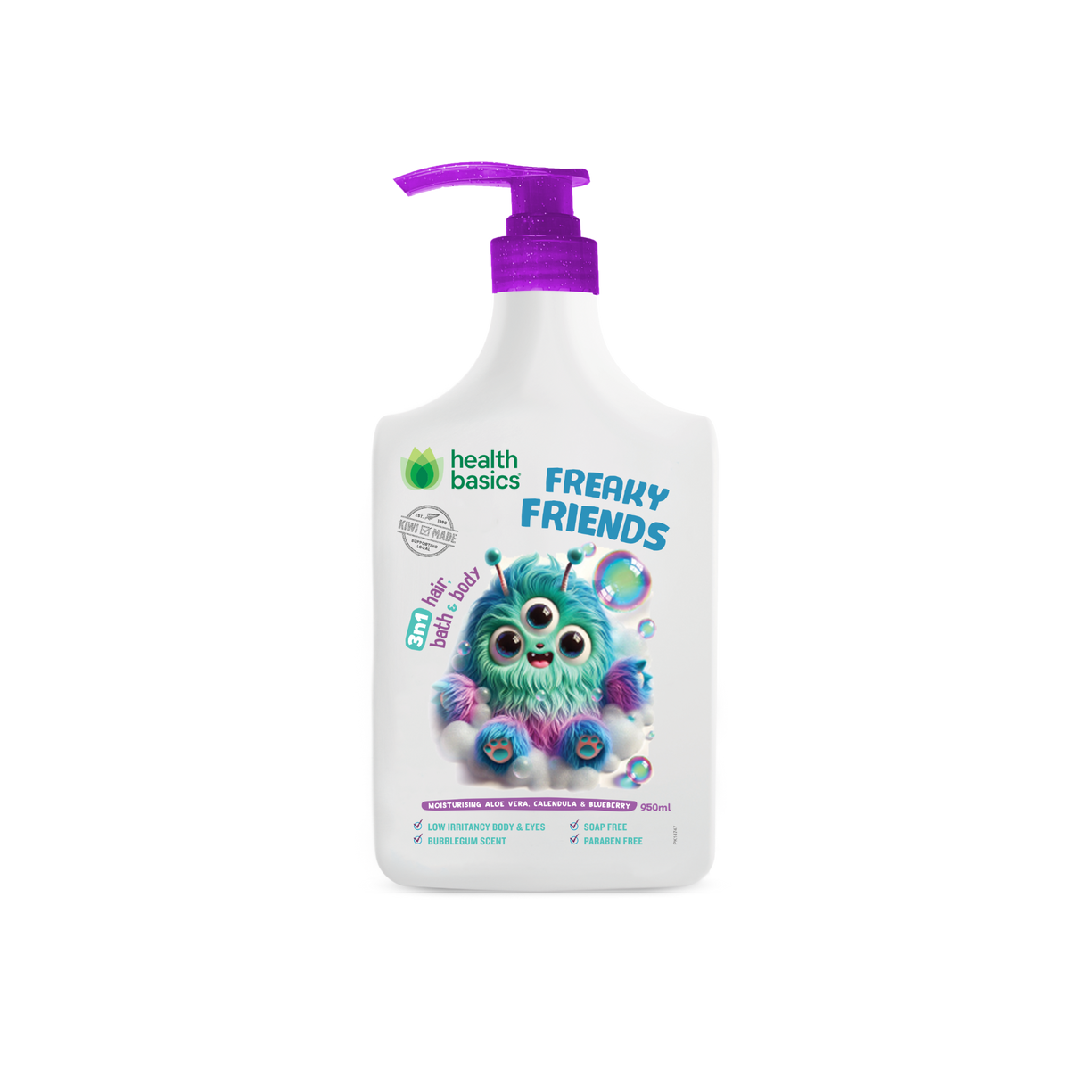 Freaky Friends 3in1 Body Wash 950mL - Bubblegum
