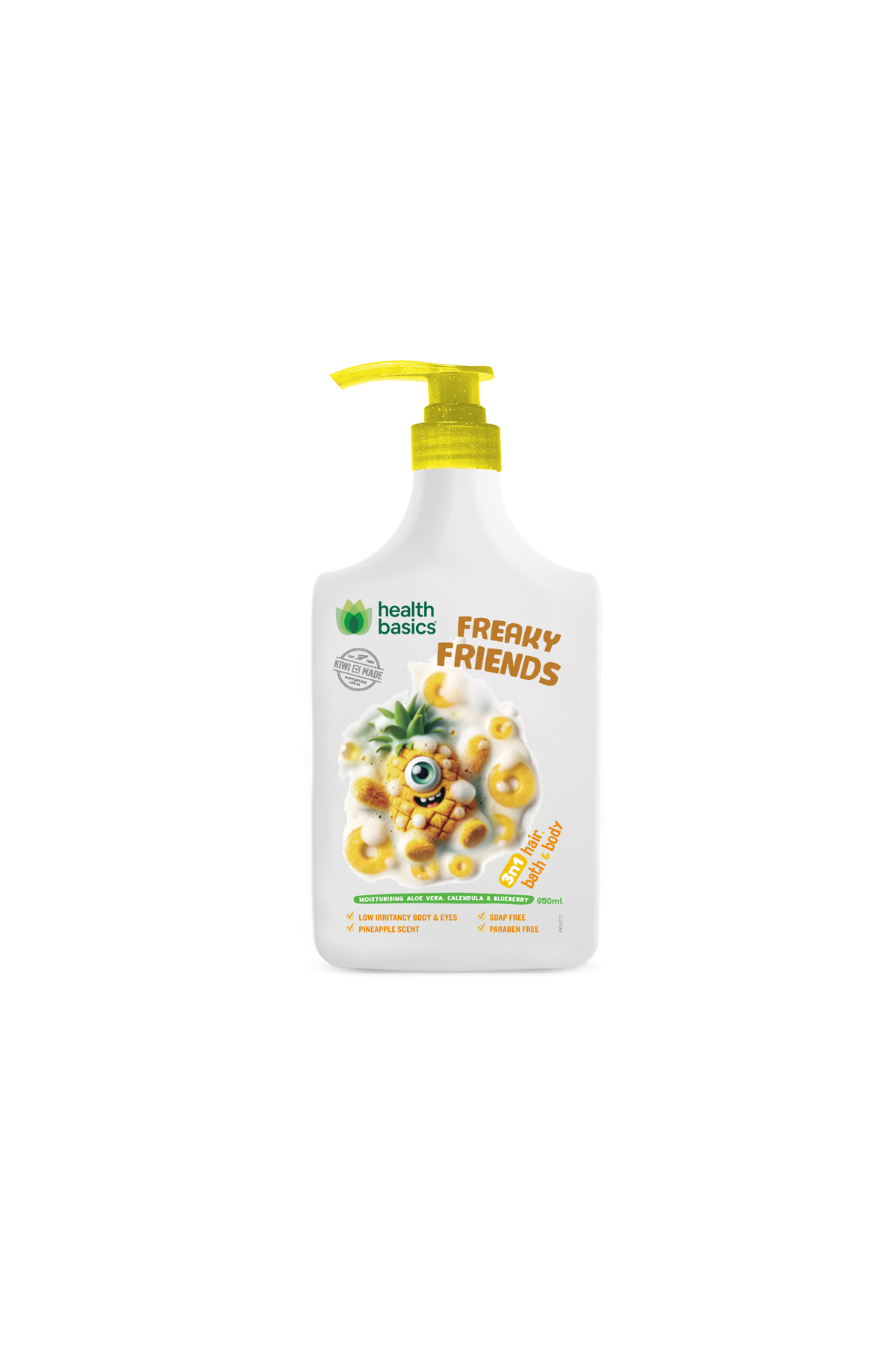Freaky Friends 3in1 Body Wash 950mL - Pineapple