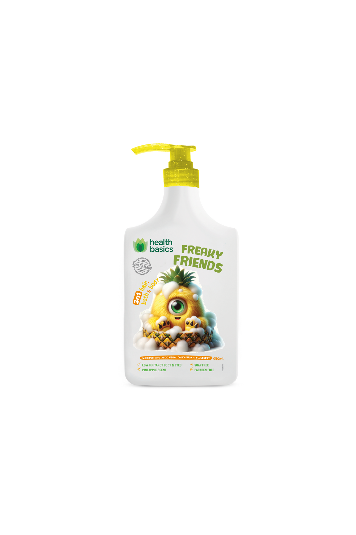 Freaky Friends 3in1 Body Wash 950mL - Pineapple