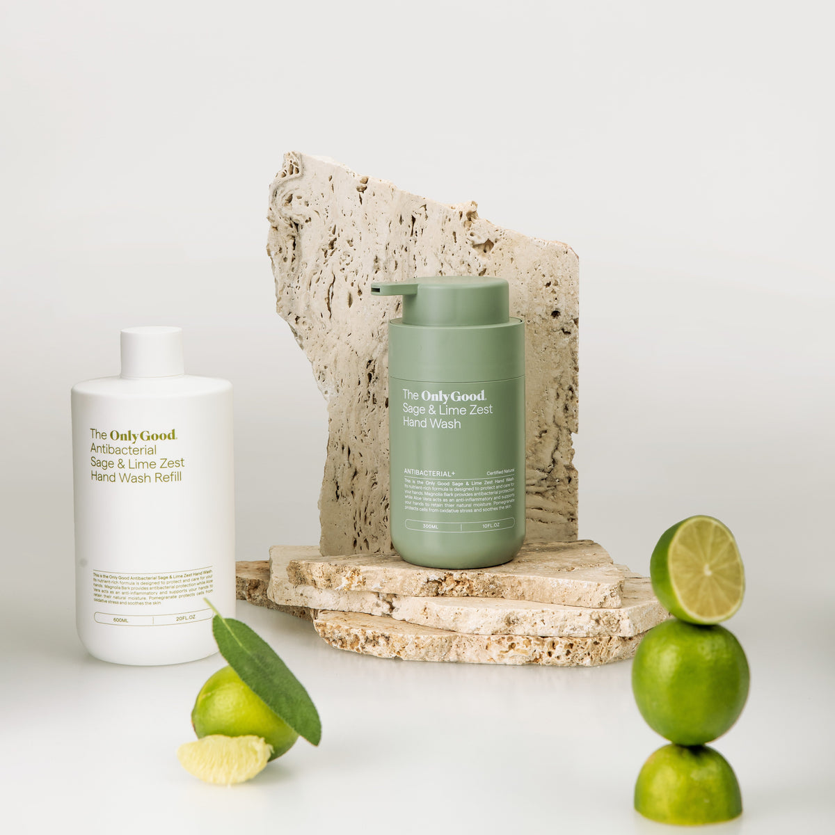 Only Good Sage & Lime Zest Hand Wash Refill 600mL (Antibacterial)
