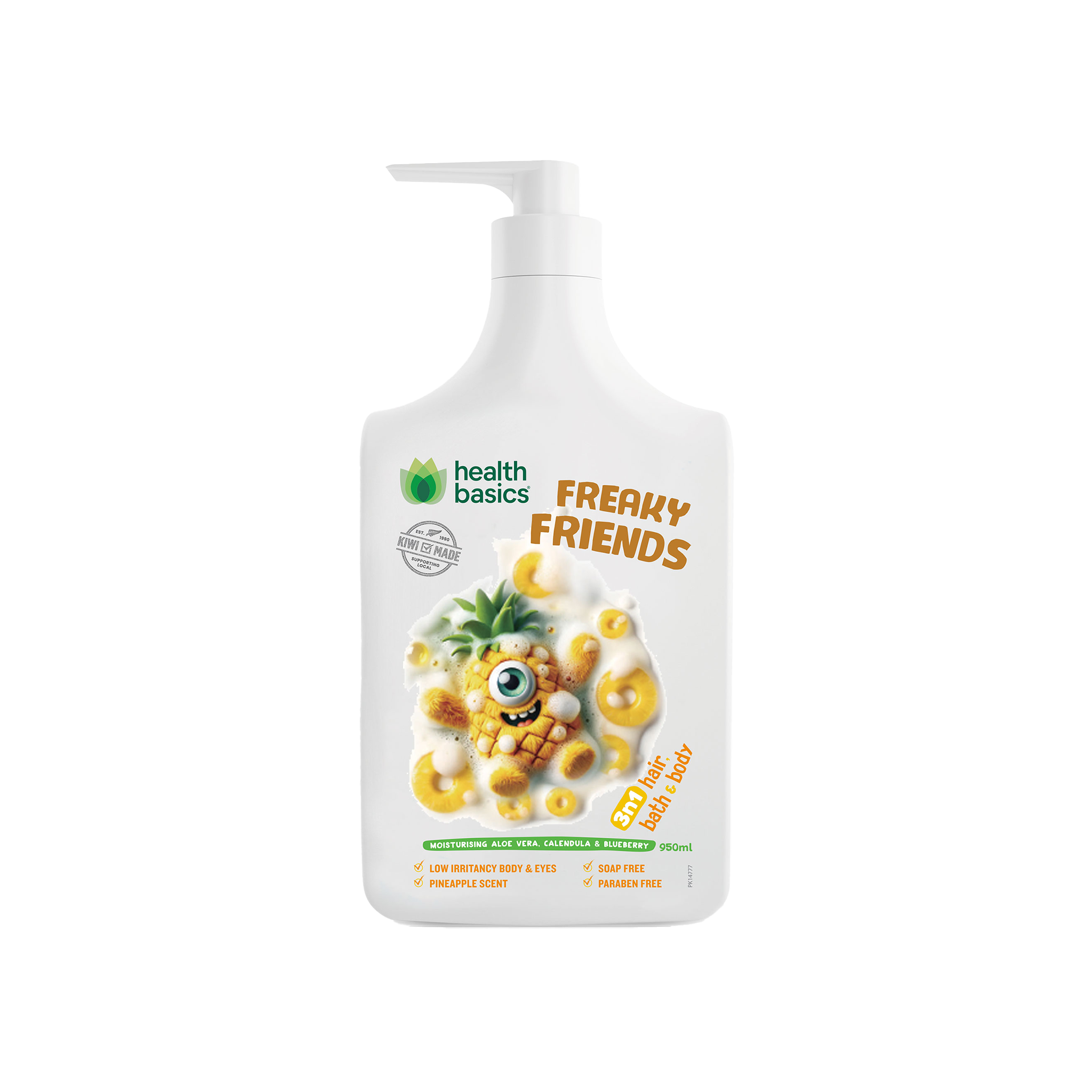 Freaky Friends Pineapple 3in1 Body Wash 950mL