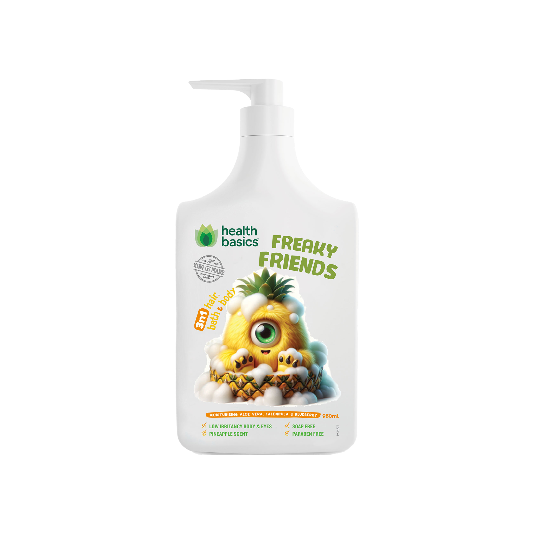 Freaky Friends Pineapple 3in1 Body Wash 950mL